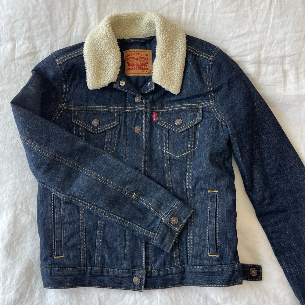 Levi Original Jean Jacket with Sherpa